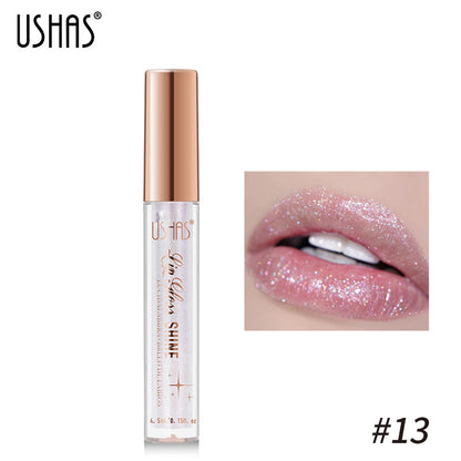 USHAS Cross-Border Hot Selling Shimmer Lip Gloss