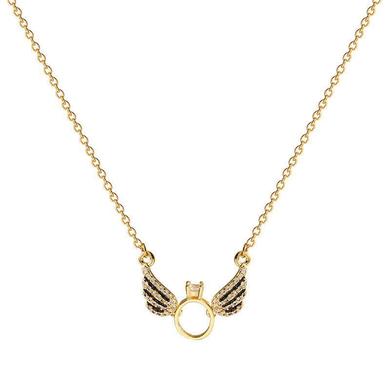 Minimalist Titanium Steel Pearl Heart Pendant Necklace