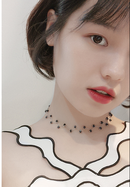Minimalist Pearl Choker Necklace with Korean Style