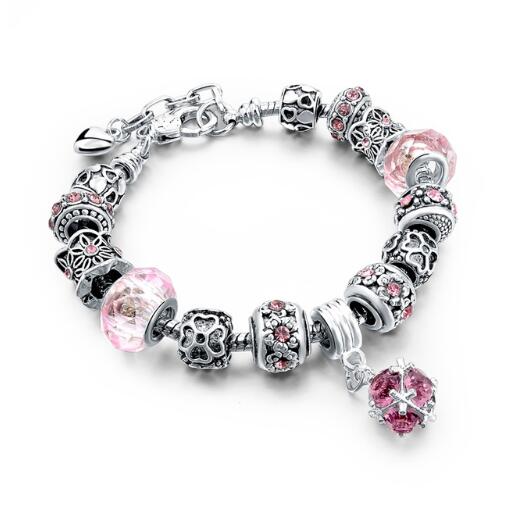 Crystal and Glass Bead DIY Bracelet