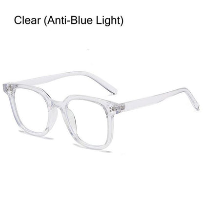 No Makeup Gradient Blush Square UV400 Protective Sunglasses