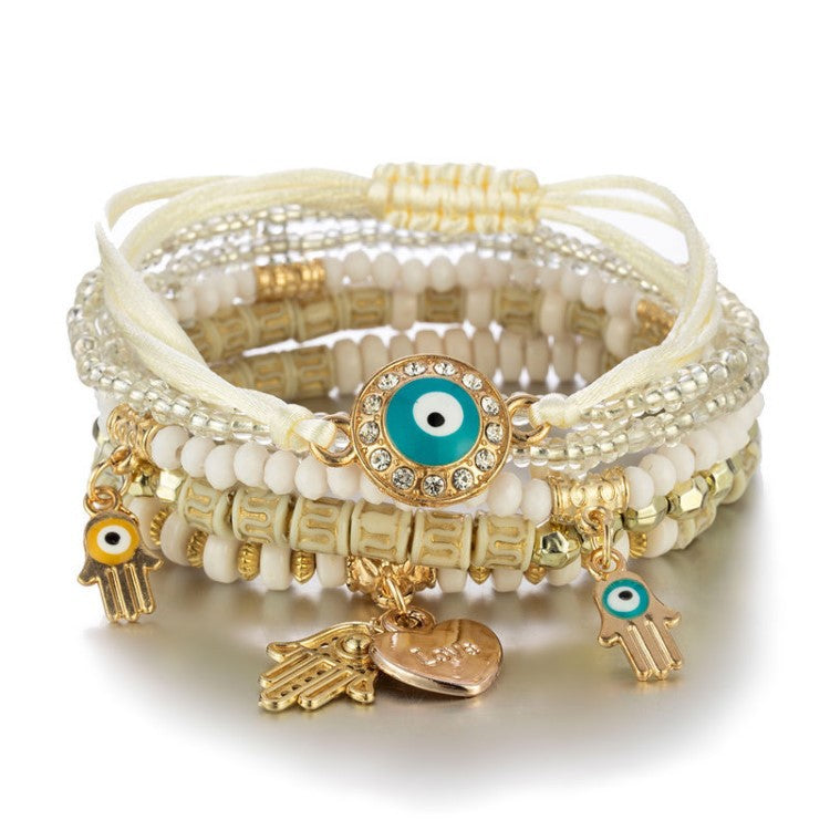 Bohemian Style Handmade Beaded Multi-layer Bracelet