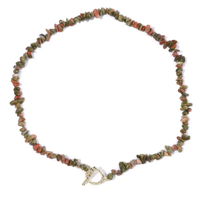 Natural Stone Bead Necklace