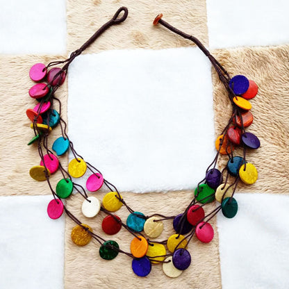 Bohemian Style Multi-Layer Colorful Bead Necklace