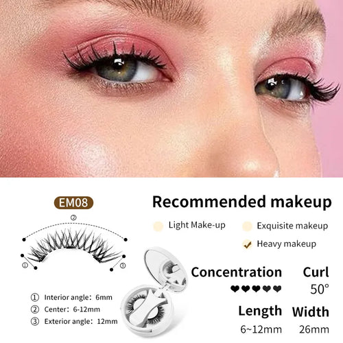 Magnetic False Eyelashes With Applicator