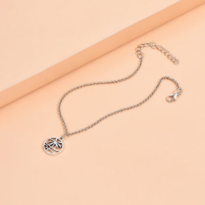 Bohemian Star Turquoise Anklet with Cube Beads