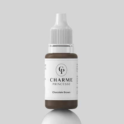 Charme Princesse Permanent Pigment Makeup 15ml Chocolate Brown Color Tattoo Ink Makeup Supplies for Eyebrow Shading Lip Eyeliner PI503-15-004