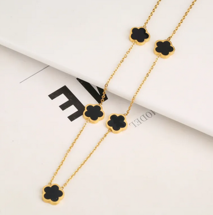 Flora Petal Stainless Jewelry Set