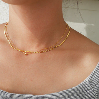 925 Silver Necklace - Minimalist Chic Style