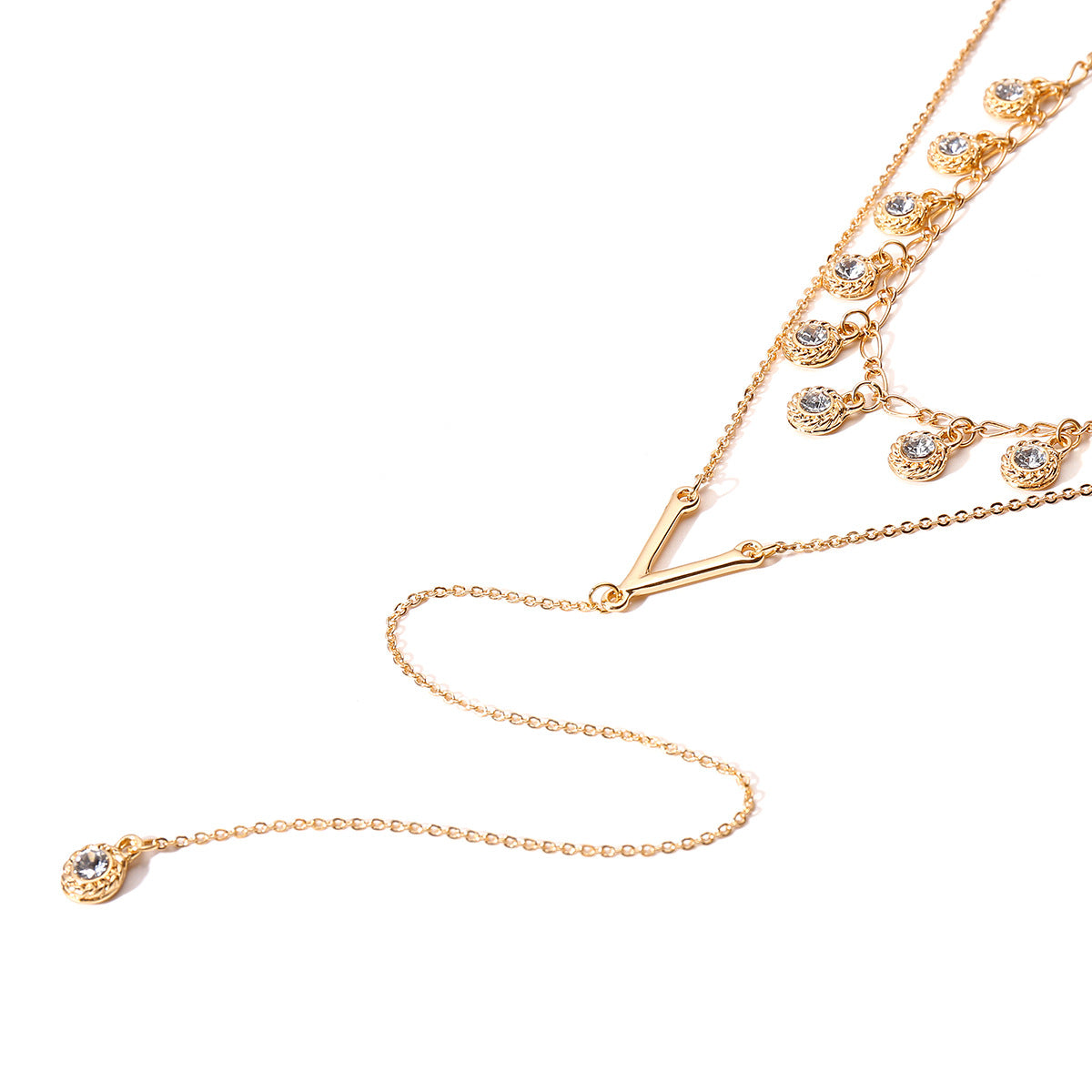Fashionable Layered Pearl Pendant Necklace (2018)