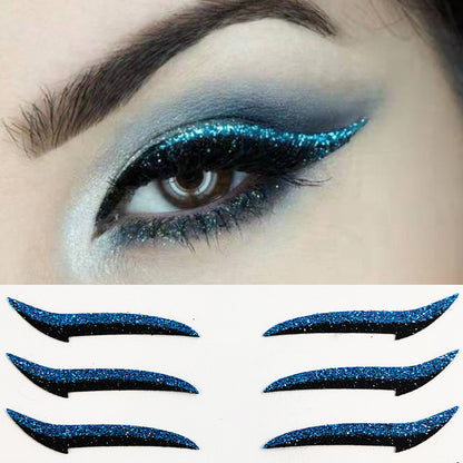 Self-Adhesive Eyeshadow Stickers for Party Makeup