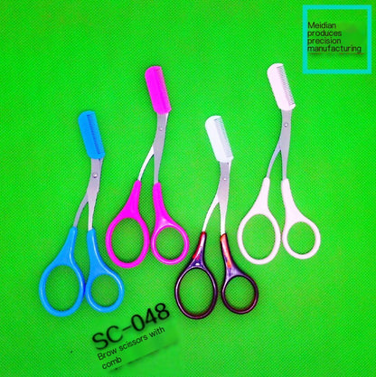 MeiDian Brand Eyebrow Scissors with Comb - Makeup Tool