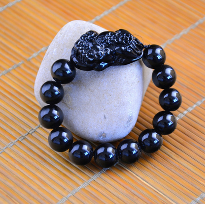 Pixiu Bracelet - Glass Bead and Evil Avoidance Design