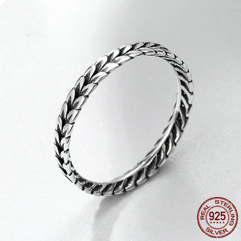 S925 Silver Ring for Women - Korean Style Design