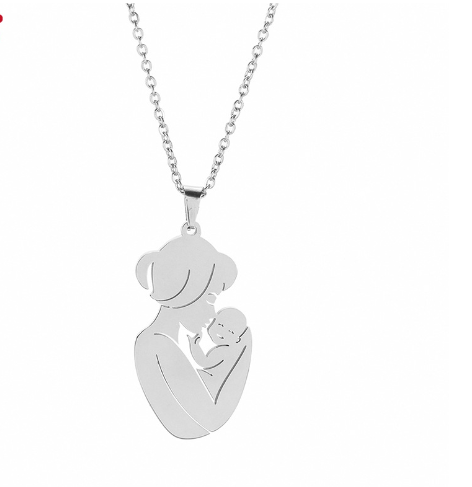 18k Gold Plated Mother's Love Necklace (One Piece)