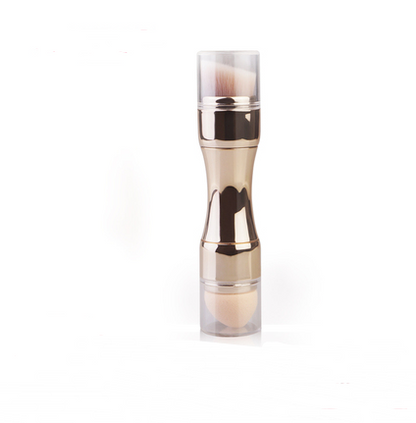 4-in-1 Portable Makeup Brush Set for Foundation & Blush