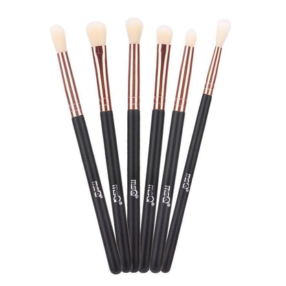 MSQ Eye Brush Set Rose Gold 6pcs Eyeshadow Set Eyebrow Brush Makeup Brushes Eyeliner Brush for Eyeshadow Eyebrow Eyeliner Blending Concealer Best for Gifts