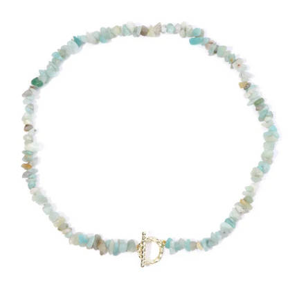 Natural Stone Bead Necklace