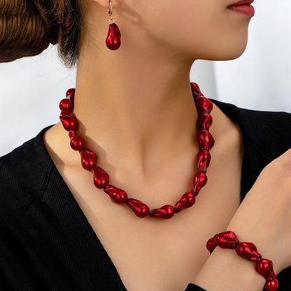 Irregular Pearl Jewelry Set