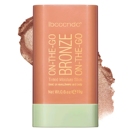 On-The-Go Bronzer StickMulti-Use Cream Contour StickNatural Long Lasting Face BronzerSmooth Highlighter Contour StickBronze Contour Makeup Facial Shaping03 Rich Glow