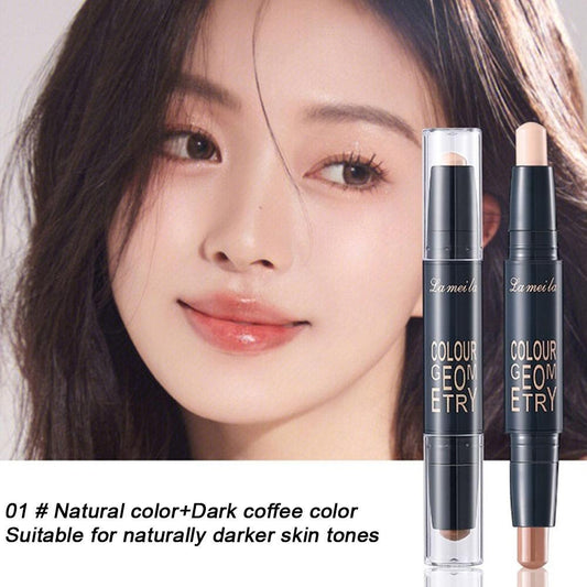 Double-Ended Highlighter and Contour Makeup Stick