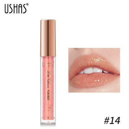 USHAS Cross-Border Hot Selling Shimmer Lip Gloss