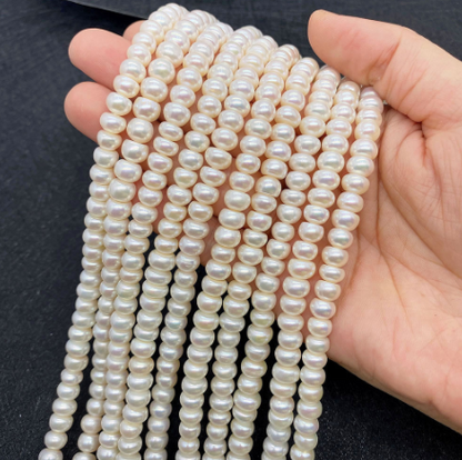 Natural Freshwater Pearl Loose Bead Necklace Accessories