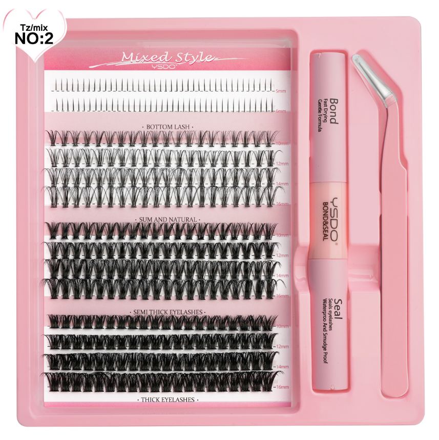 Thick False Eyelashes Set