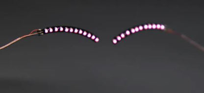 LED Light False Eyelashes