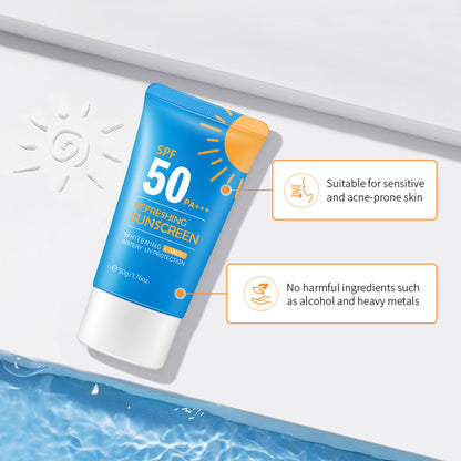 Moisturizing Whitening Sunscreen for Facial Skin Care