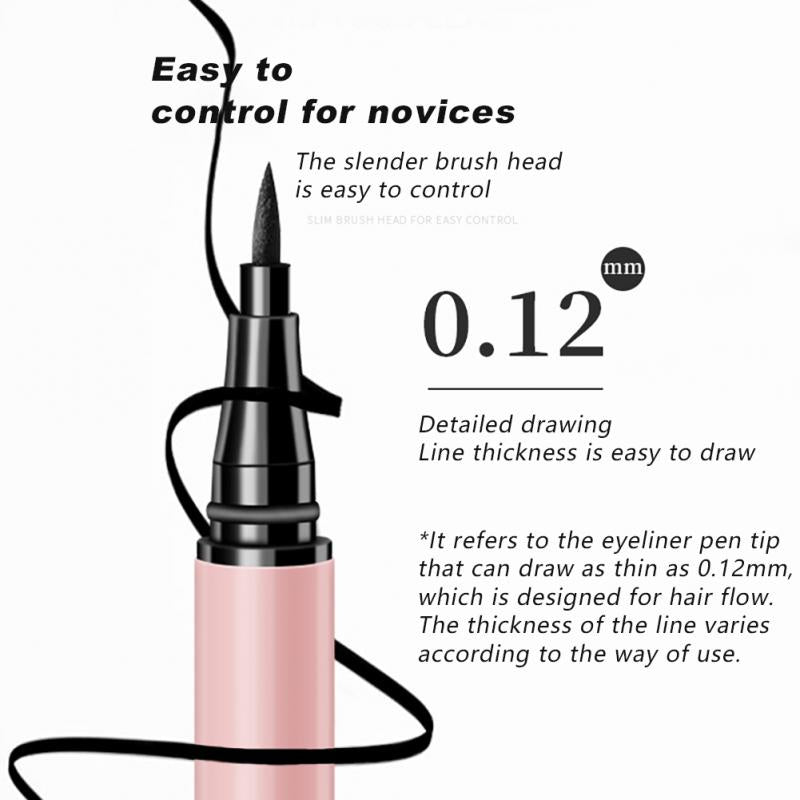 Waterproof Black Brown Liquid Eyeliner Pen for Makeup