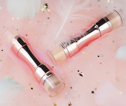4-in-1 Portable Makeup Brush Set for Foundation & Blush