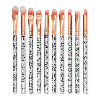 10 Marble Pattern Makeup Brushes and Eyeshadow Tools