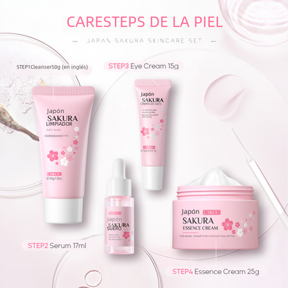 Japanese Sakura Skincare Set - 4 Pieces (Wholesale)