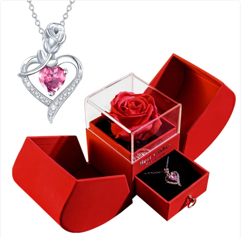 Christmas Necklace Jewelry Box Set