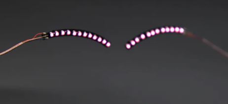 LED Light False Eyelashes