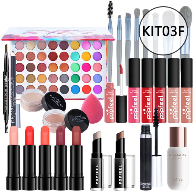 Beginner's Complete Makeup Set – Concealer, Eyeliner & Brow Pencil