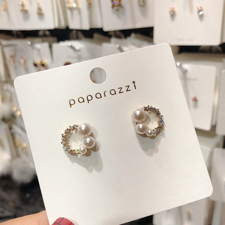Elegant Long S925 Silver Pearl Earrings for Women