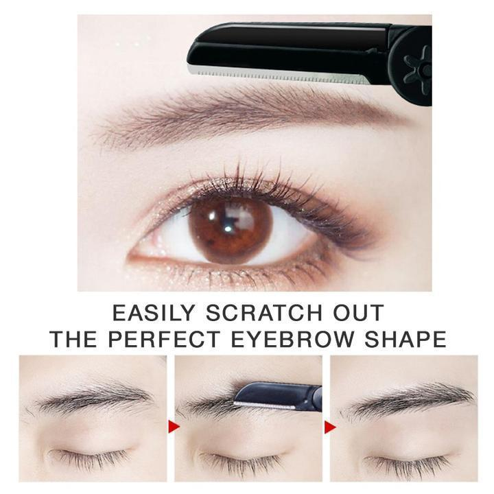 Safety Folding Eyebrow Razor Set for Beginners