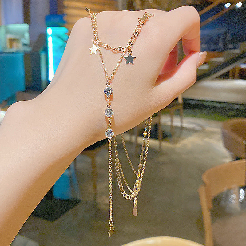 Minimalist Titanium Steel Pearl Heart Pendant Necklace