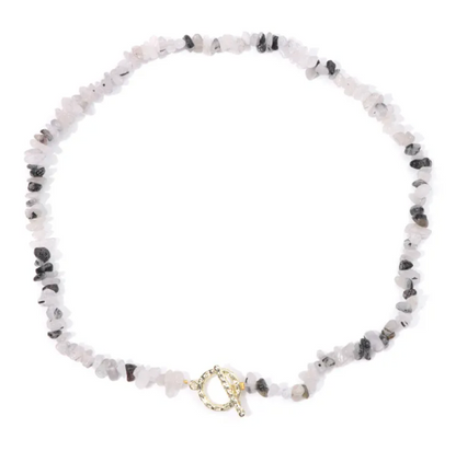 Natural Stone Bead Necklace