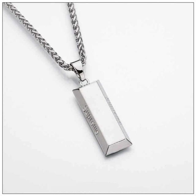 Kris Wu Style Men's Bold Necklace with Gun Pendant