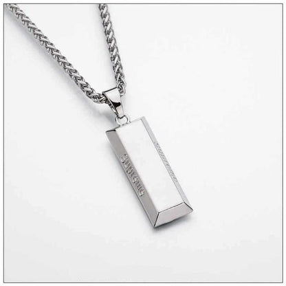 Kris Wu Style Men's Bold Necklace with Gun Pendant