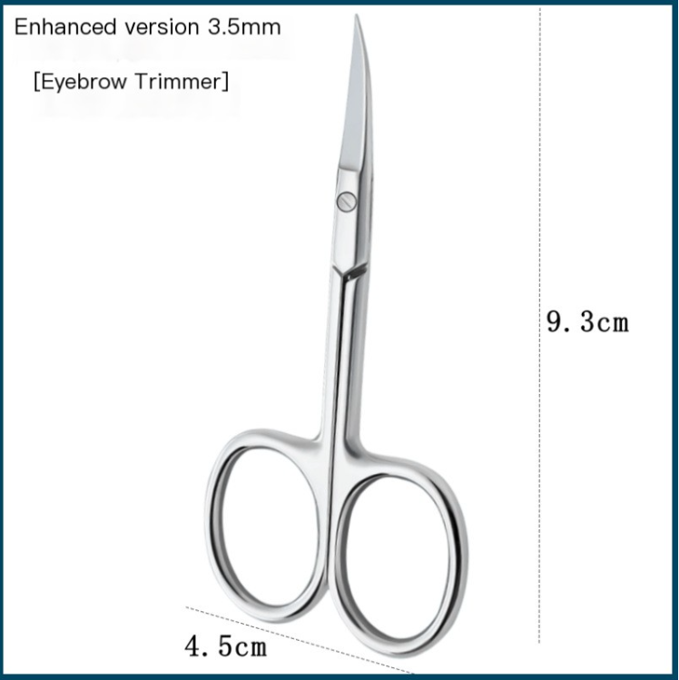 Stainless Steel Embroidery Scissors for Eyebrow and Nail