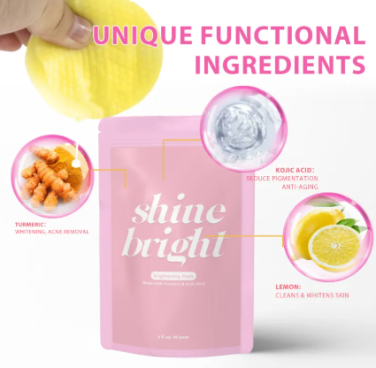 Turmeric Kojic Acid Clean Cotton Sheet Bags