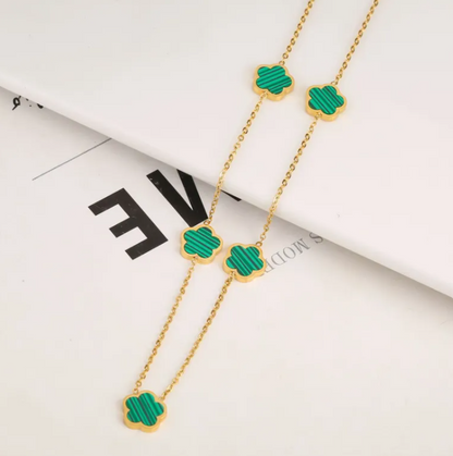 Flora Petal Stainless Jewelry Set