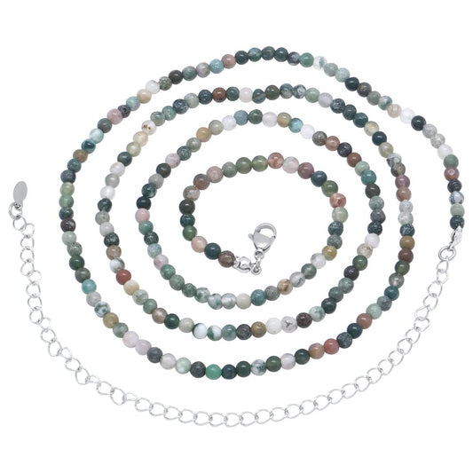 Waist Beads for Women Gemstone Belly Chain Adjustable Beach Waist Jewelry Body Accessories for Women Girls Crystal Beaded Waist Chains (Indian Agate)