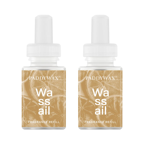 Pura & Paddywax Home Scent Refill - Smart Home Air Diffuser Fragrance - Up to 120-Hours of Luxury Fragrance per Refill - Household Essential - Clean & Safe Diffuser Fragrance - 2 Pack Wassail