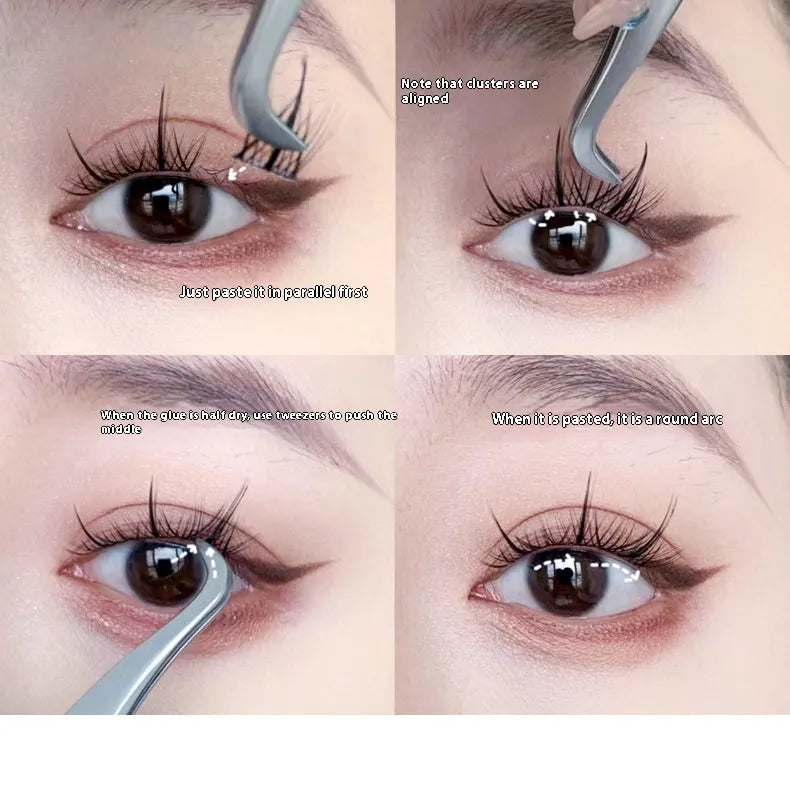 False Cluster Eyelashes