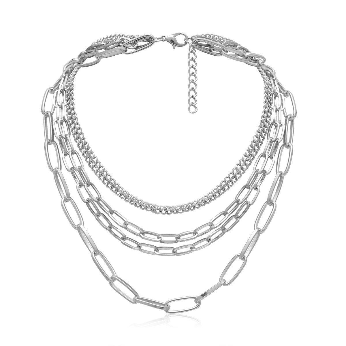 Layered Chain Necklace - Vintage Punk Style for Women